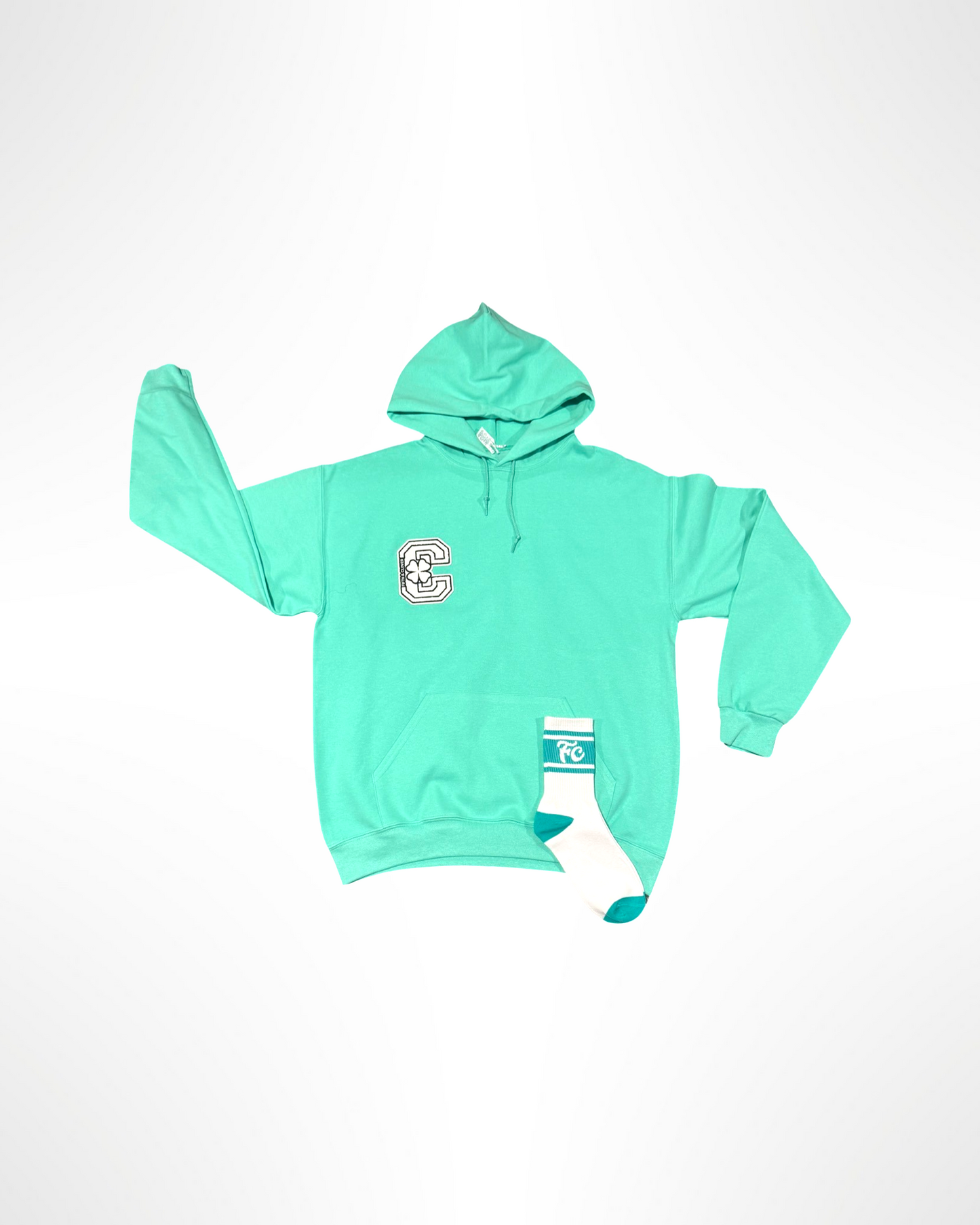 F&C Cool Mint “Big C”Hoodie