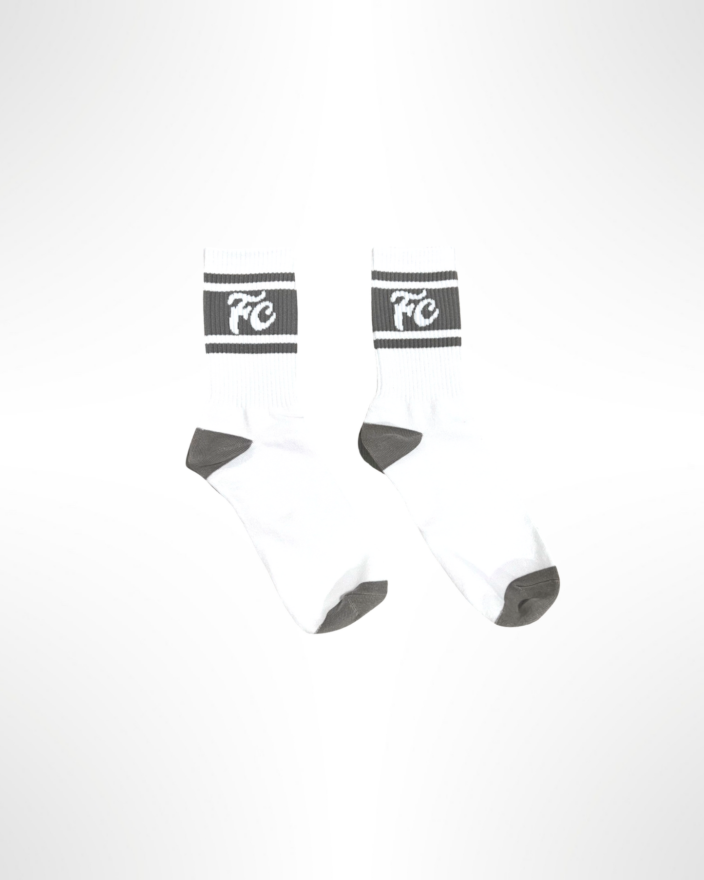 White/Grey F&C Socks